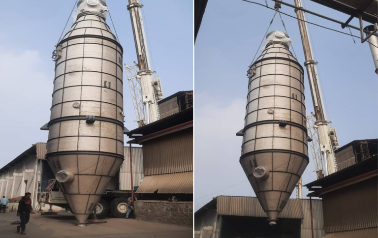 Spray Dryer Erection at Site