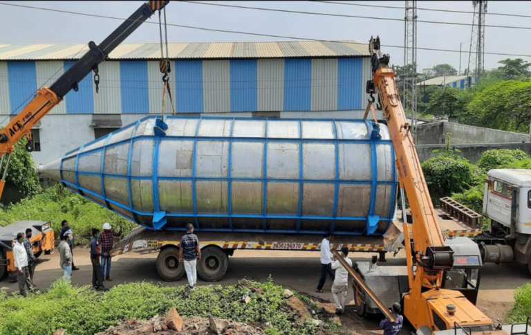 Spray Dryer  Loading for Dispatch